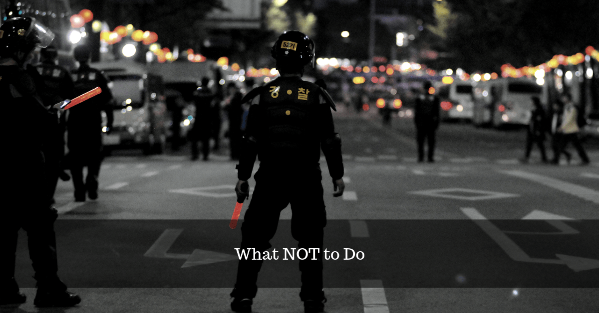 What Not to Do When SHTF