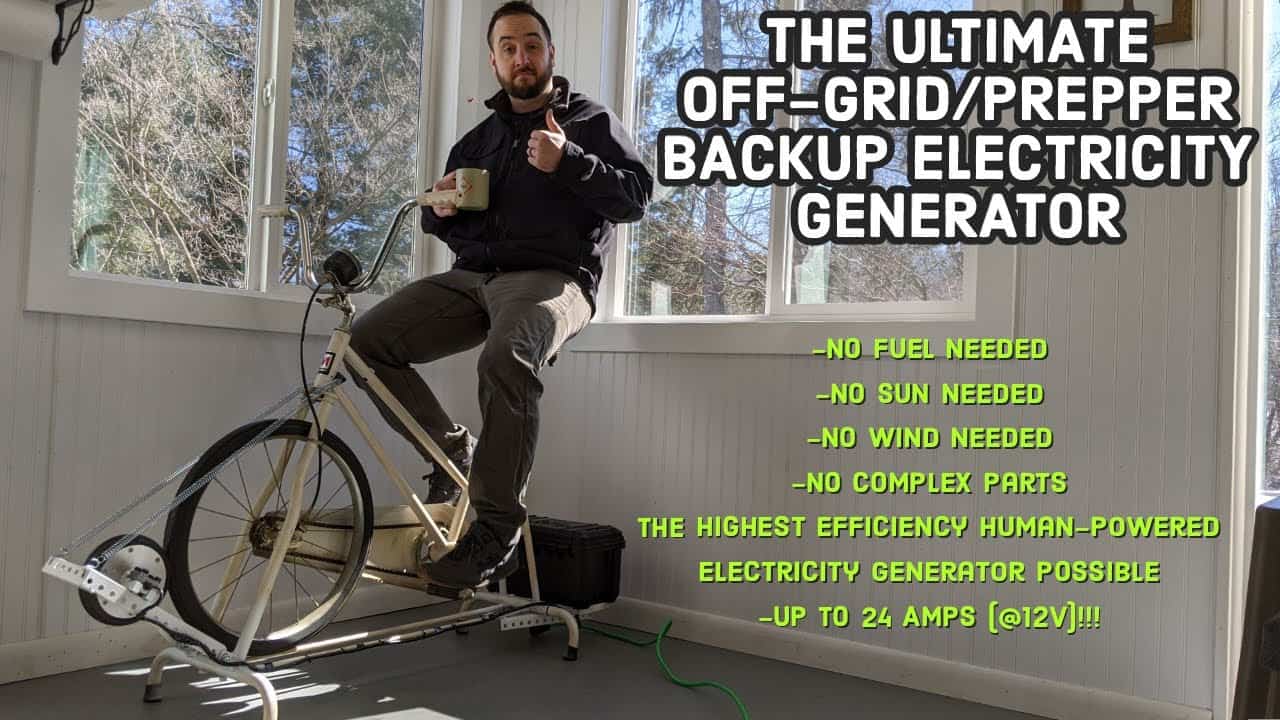 How To Build a DIY Bicycle Electric Generator at Home For $100