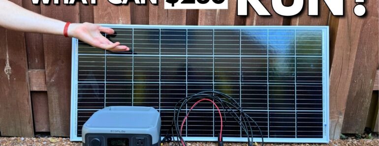 Dirt-Cheap Solar Generator Setup – What Can It Power?