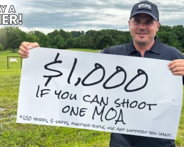 Shooting 1 MOA at 100yds Is More Rare Than Ya Think