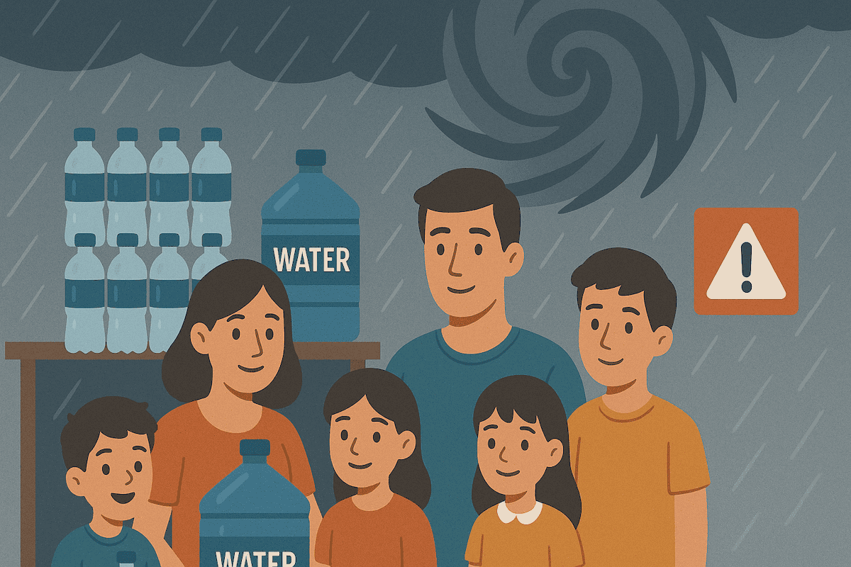 How Much Water Does a Family of 5 Need for Hurricane Preparedness ...